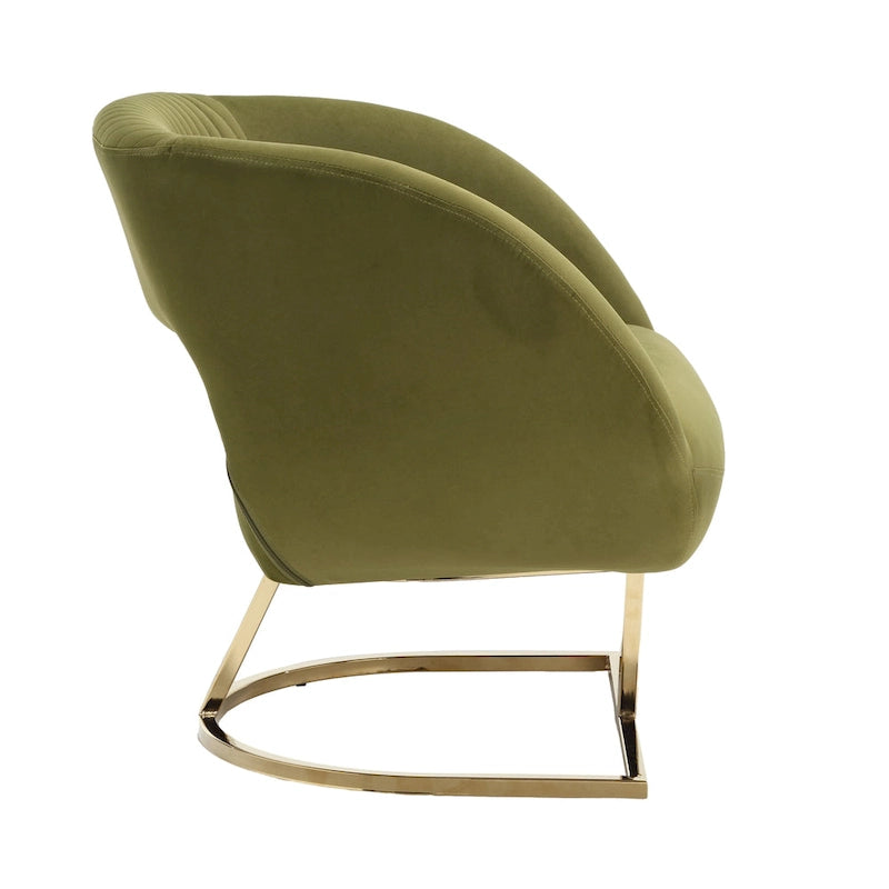 Fauteuil de salon capitonné