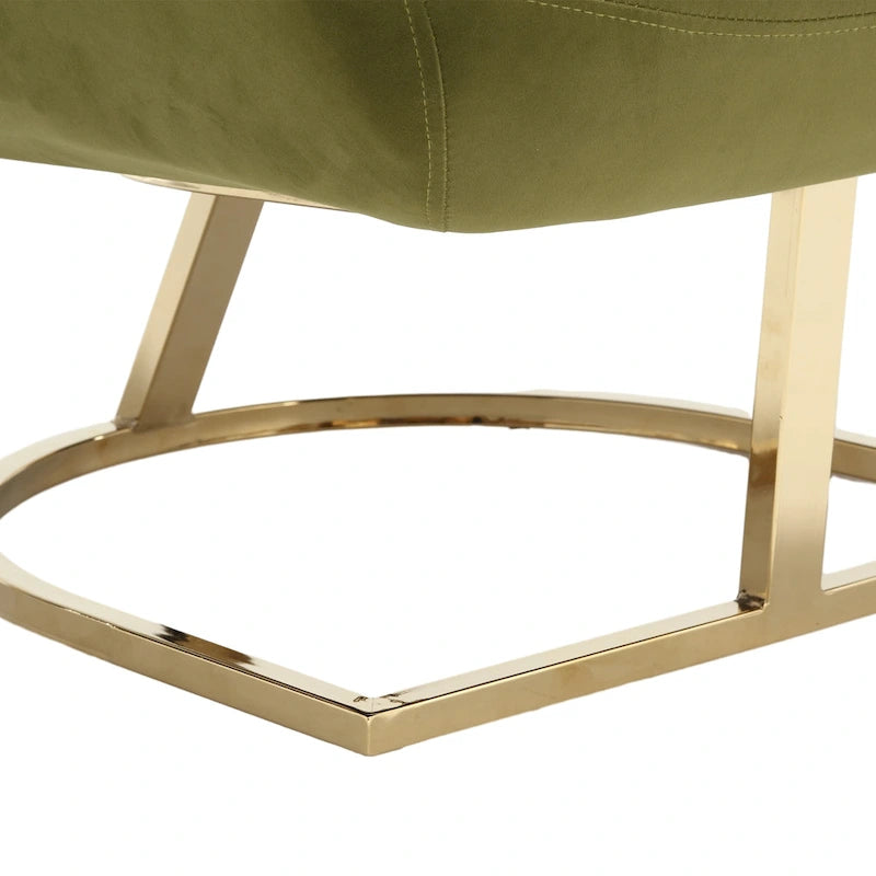 Fauteuil de salon capitonné