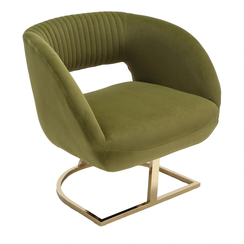 Fauteuil de salon capitonné