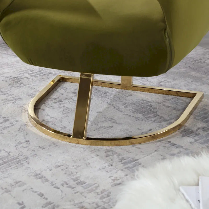 Fauteuil de salon capitonné