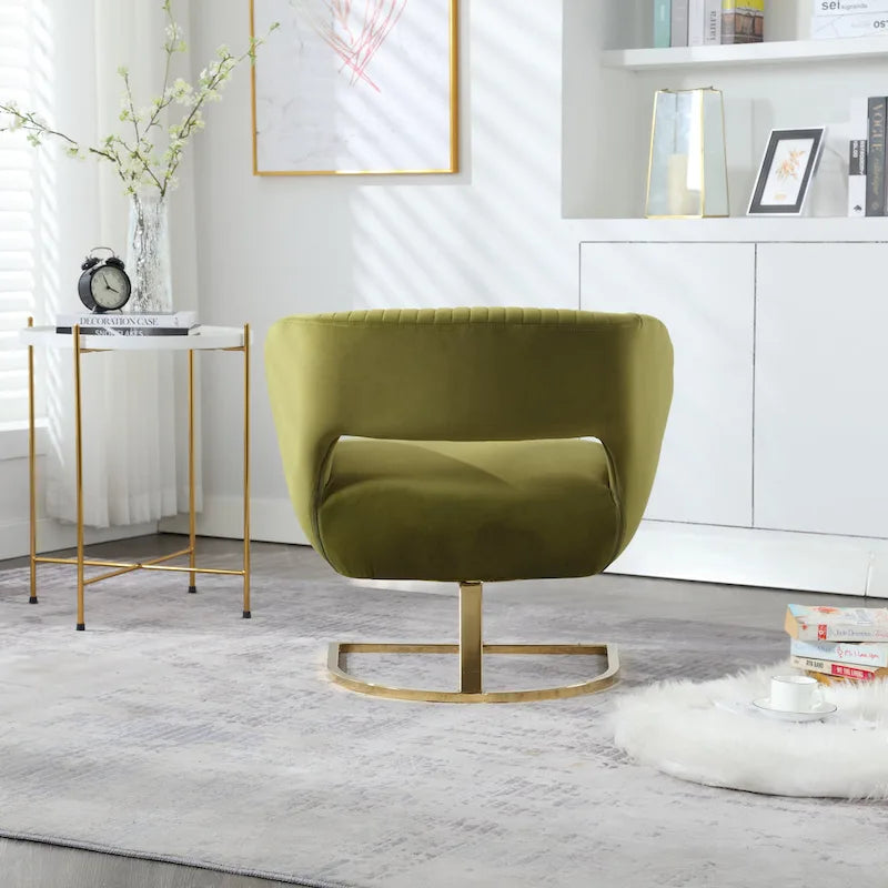 Fauteuil de salon capitonné