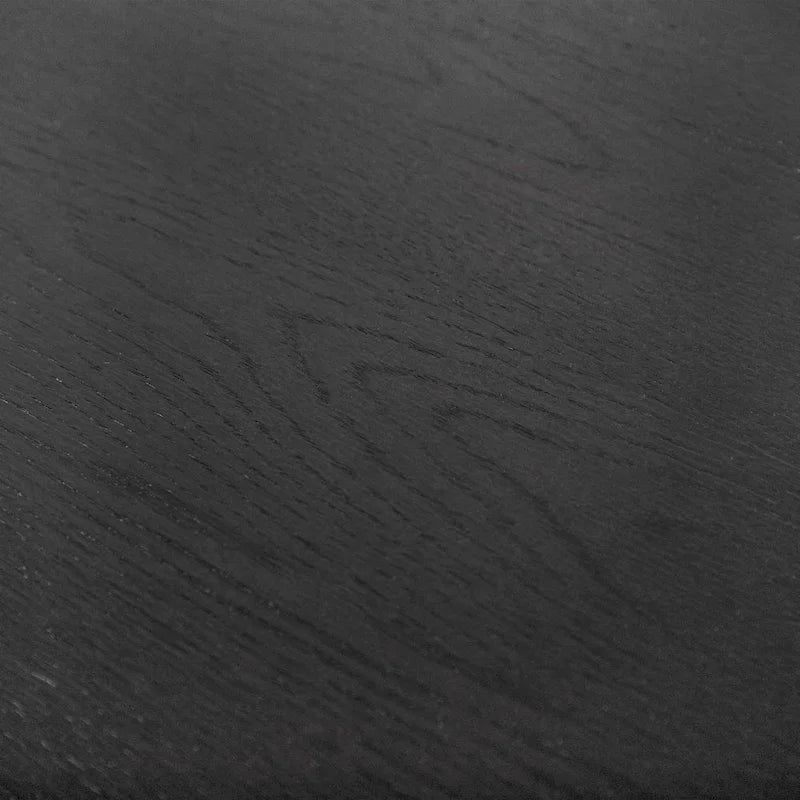 Table de salle à manger Kieran Farmhouse noire en bois massif de 79 pouces de Furniture of America