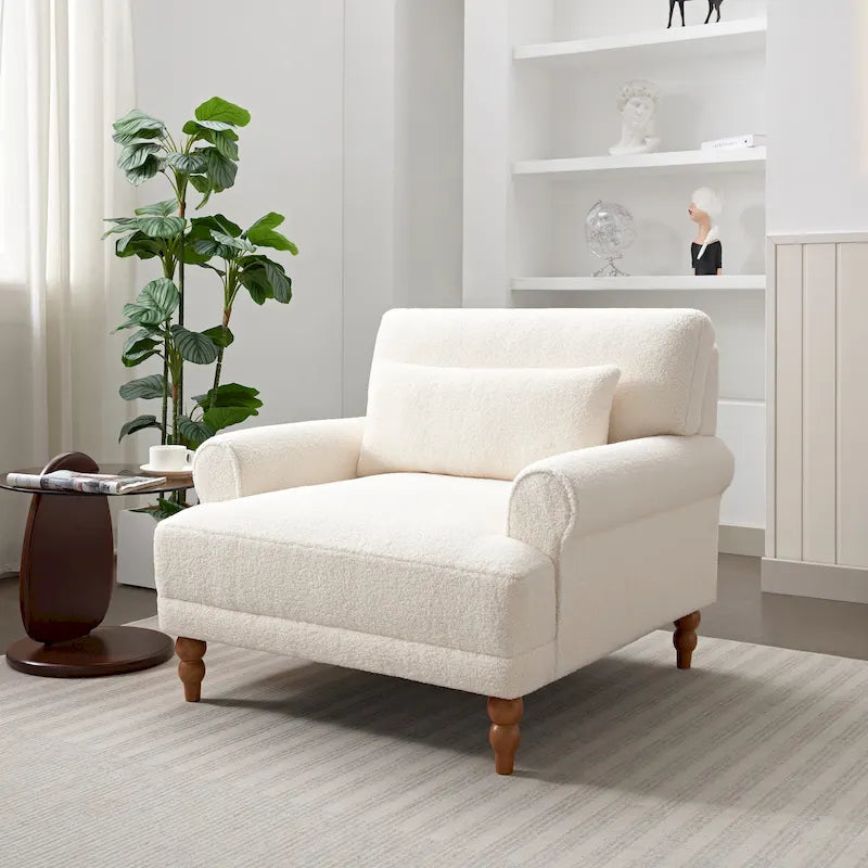 Fauteuil d'appoint moderne en tissu Naci par Christopher Knight Home