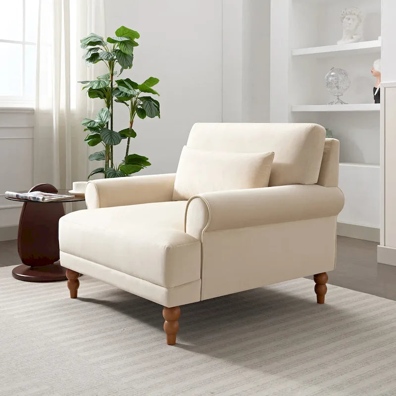Fauteuil d'appoint moderne en tissu Naci par Christopher Knight Home