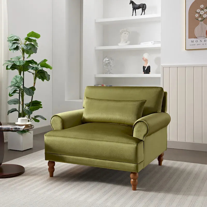Fauteuil d'appoint moderne en tissu Naci par Christopher Knight Home