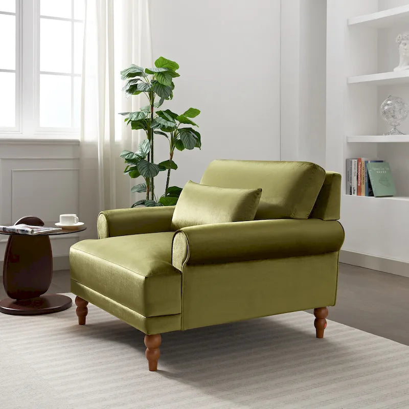 Fauteuil d'appoint moderne en tissu Naci par Christopher Knight Home
