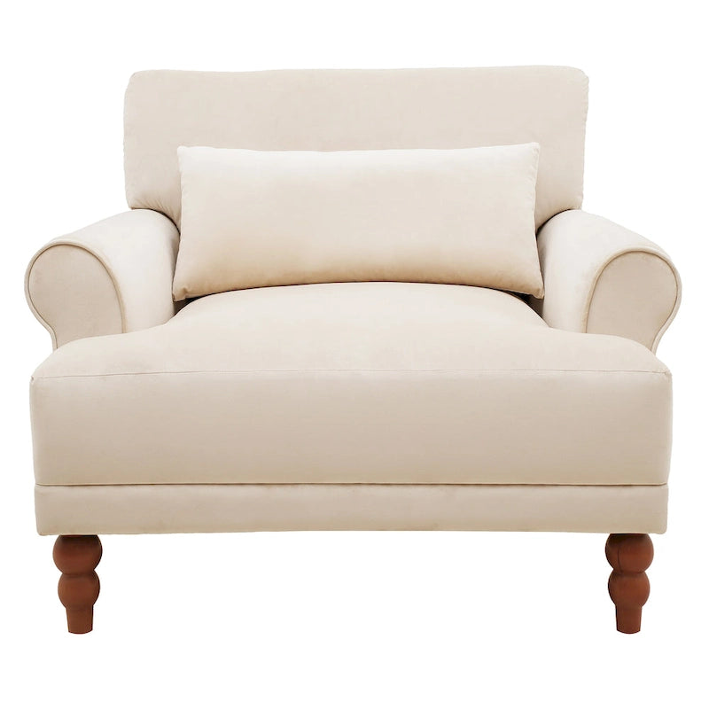Fauteuil d'appoint moderne en tissu Naci par Christopher Knight Home