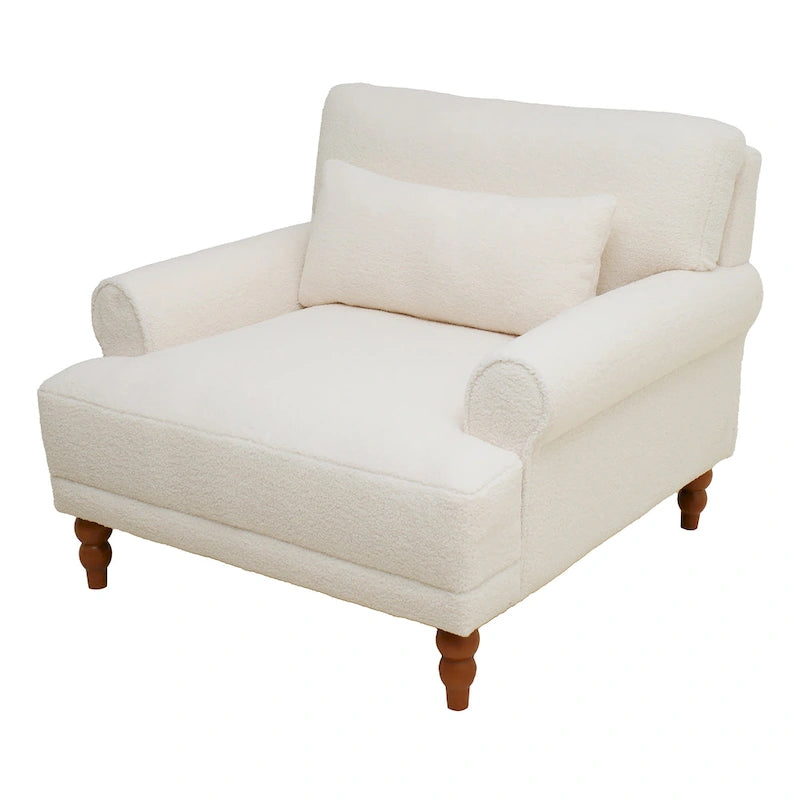 Fauteuil d'appoint moderne en tissu Naci par Christopher Knight Home