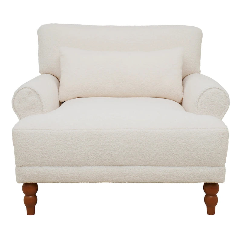 Fauteuil d'appoint moderne en tissu Naci par Christopher Knight Home