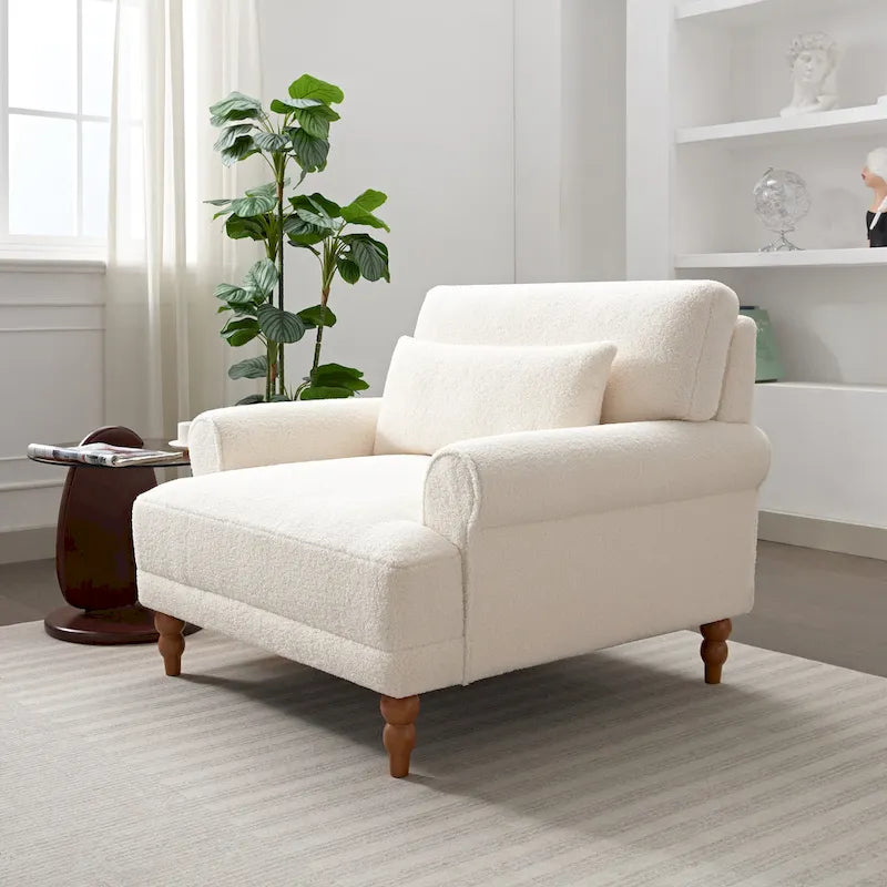 Fauteuil d'appoint moderne en tissu Naci par Christopher Knight Home