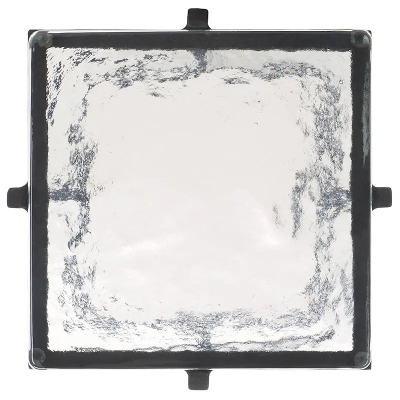 Table basse en verre moulé Giabelle de SAFAVIEH Couture - 20 x 20 x 61 cm