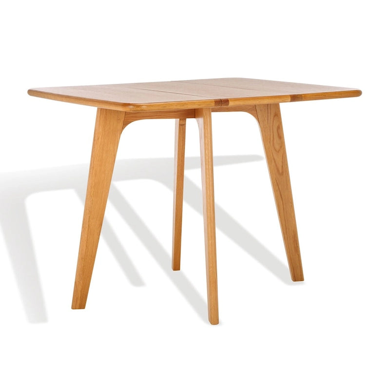 Table de salle à manger à abattants Annliese Natural de SAFAVIEH Couture - 94 cm (L) x 76 cm (P) x 71 cm (H)